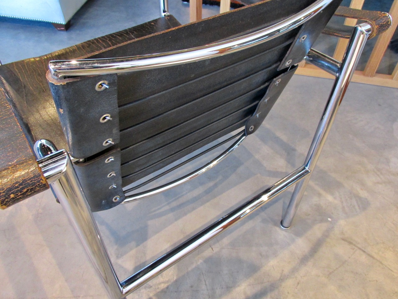 Le Corbusier LC1 Black Leather Chair